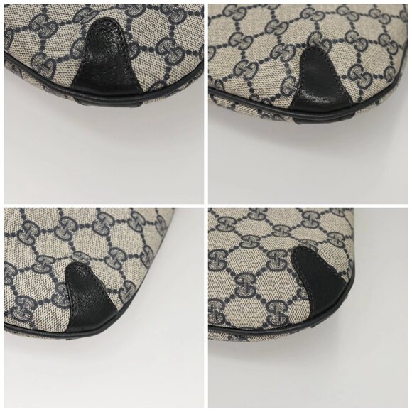 GUCCI GG Supreme Shoulder Bag PVC Navy Gold 39 02 026 Auth ep8170 - Picture 15 of 16